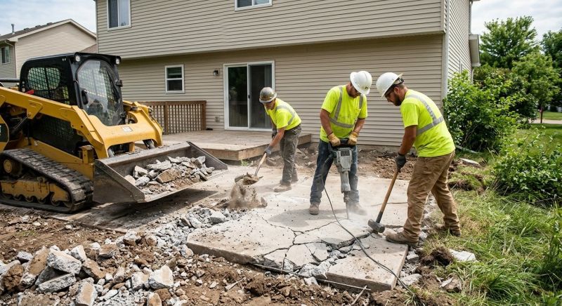 Concrete Patio Demolition Service